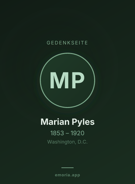 Gedenkportrait von Marian Pyles