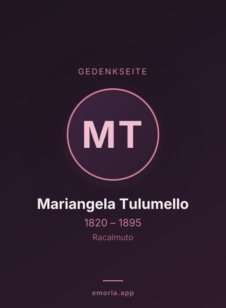Gedenkportrait von Mariangela Tulumello