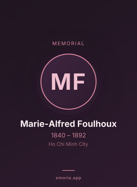 Memorial portrait of Marie-Alfred Foulhoux