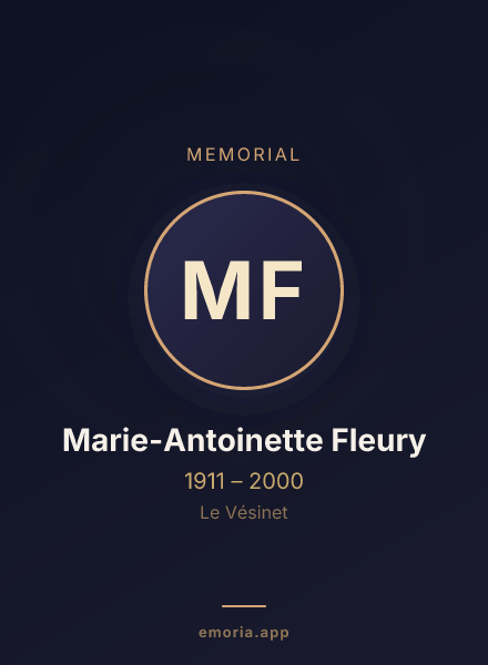 Memorial portrait of Marie-Antoinette Fleury