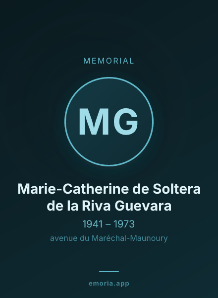 Memorial portrait of Marie-Catherine de Soltera de la Riva Guevara