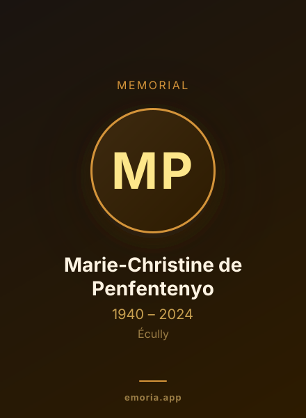 Memorial portrait of Marie-Christine de Penfentenyo