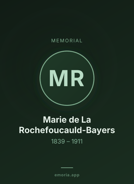 Memorial portrait of Marie de La Rochefoucauld-Bayers