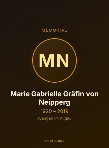 Memorial portrait of Marie Gabrielle Gräfin von Neipperg