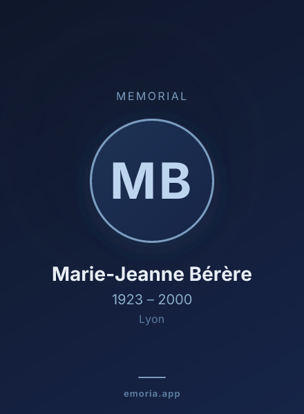 Memorial portrait of Marie-Jeanne Bérère