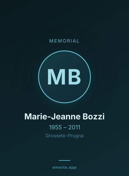 Memorial portrait of Marie-Jeanne Bozzi