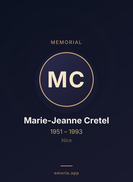 Memorial portrait of Marie-Jeanne Cretel