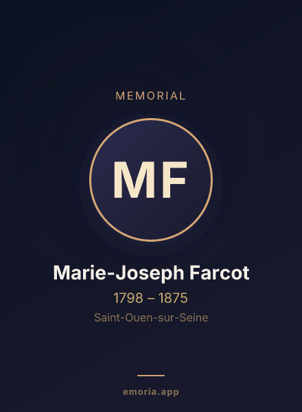 Memorial portrait of Marie-Joseph Farcot