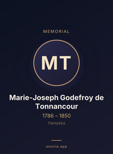 Memorial portrait of Marie-Joseph Godefroy de Tonnancour