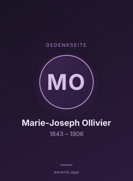 Gedenkportrait von Marie-Joseph Ollivier
