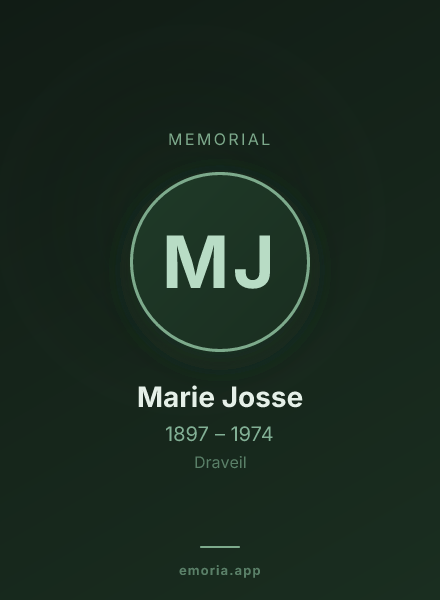 Memorial portrait of Marie Josse