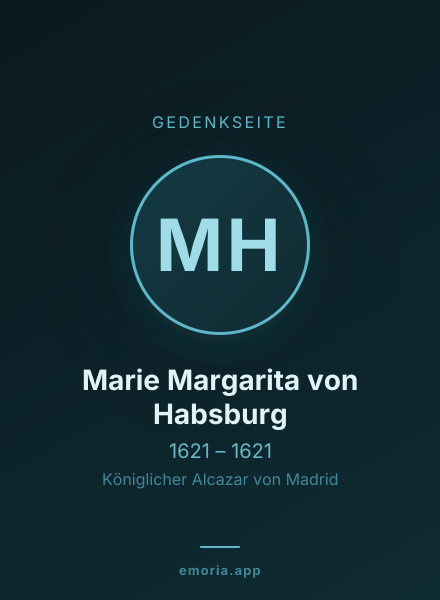Gedenkportrait von Marie Margarita von Habsburg