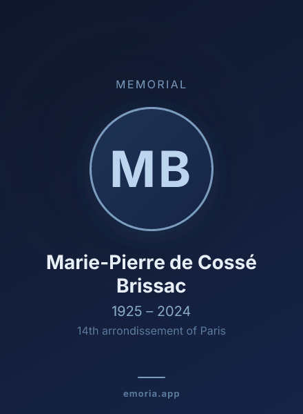 Memorial portrait of Marie-Pierre de Cossé Brissac