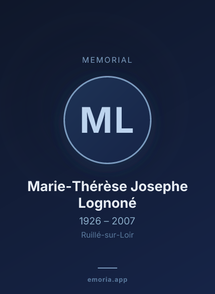 Memorial portrait of Marie-Thérèse Josephe Lognoné