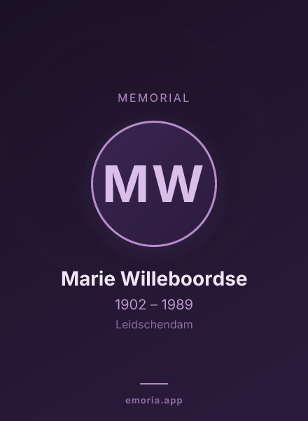 Memorial portrait of Marie Willeboordse