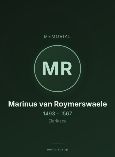 Memorial portrait of Marinus van Roymerswaele