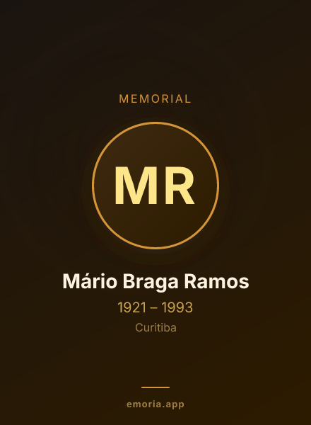 Memorial portrait of Mário Braga Ramos