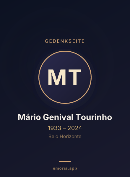 Gedenkportrait von Mário Genival Tourinho