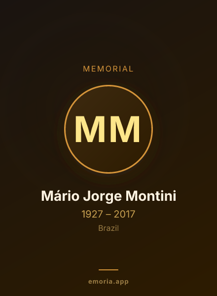 Memorial portrait of Mário Jorge Montini