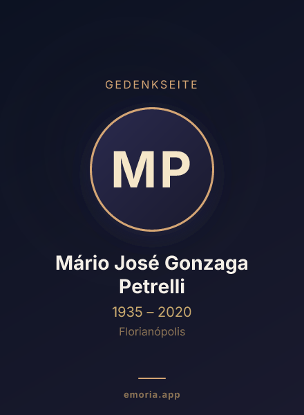 Gedenkportrait von Mário José Gonzaga Petrelli