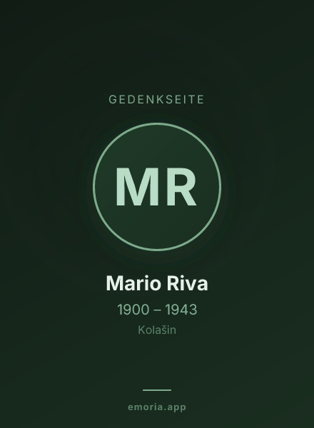 Gedenkportrait von Mario Riva