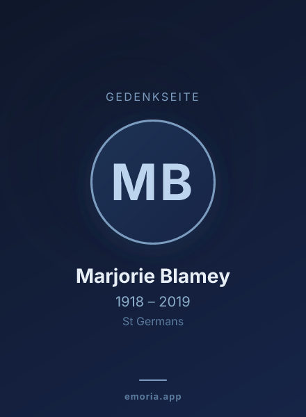 Gedenkportrait von Marjorie Blamey