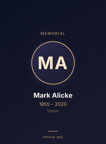 Memorial portrait of Mark Alicke