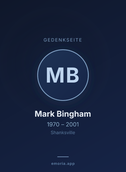 Gedenkportrait von Mark Bingham