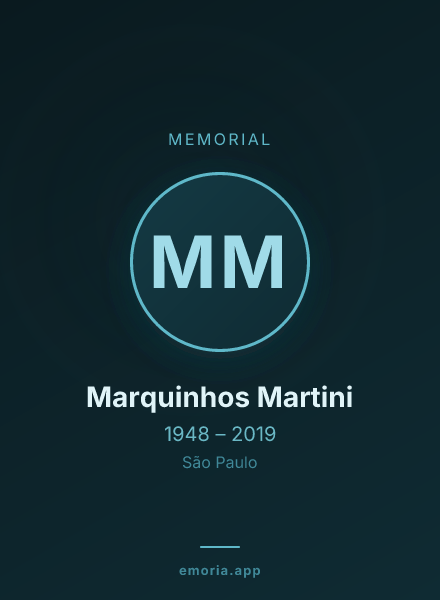 Memorial portrait of Marquinhos Martini