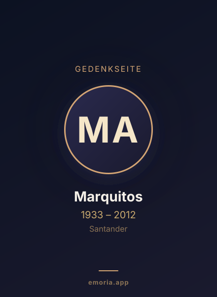 Gedenkportrait von Marquitos