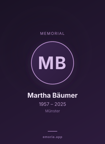 Memorial portrait of Martha Bäumer