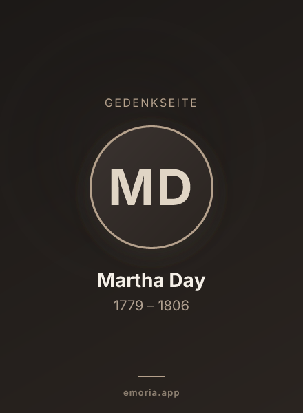 Gedenkportrait von Martha Day