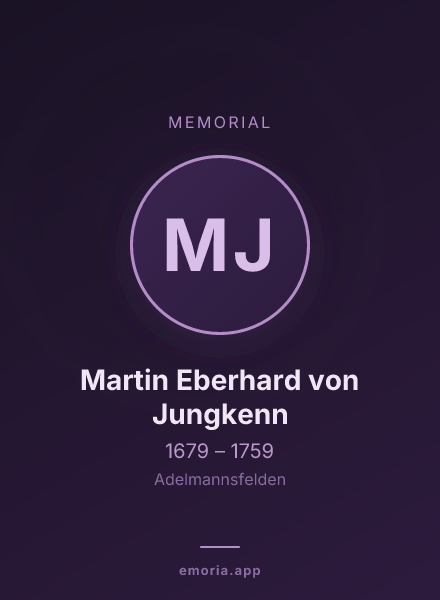 Memorial portrait of Martin Eberhard von Jungkenn
