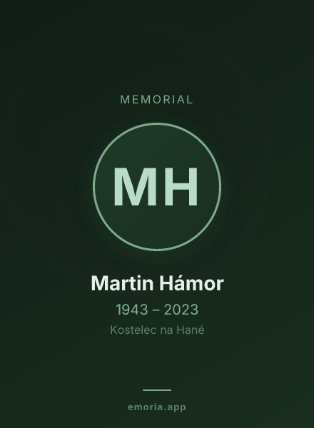Memorial portrait of Martin Hámor