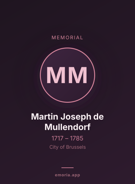 Memorial portrait of Martin Joseph de Mullendorf