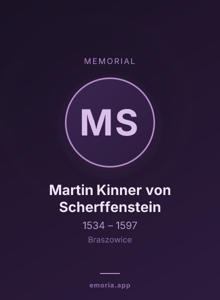 Memorial portrait of Martin Kinner von Scherffenstein