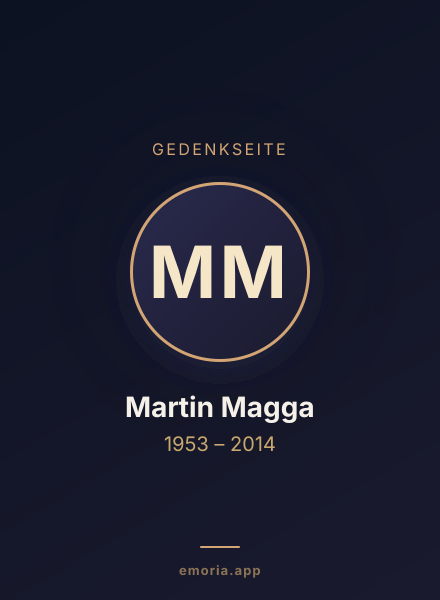 Gedenkportrait von Martin Magga