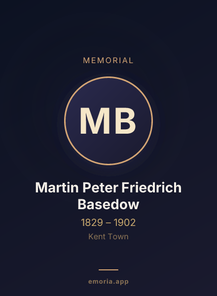 Memorial portrait of Martin Peter Friedrich Basedow