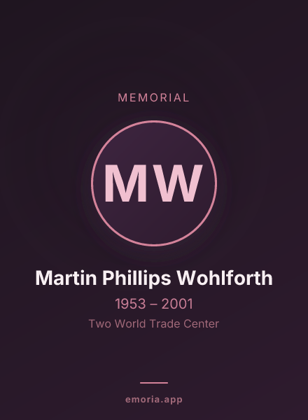 Memorial portrait of Martin Phillips Wohlforth