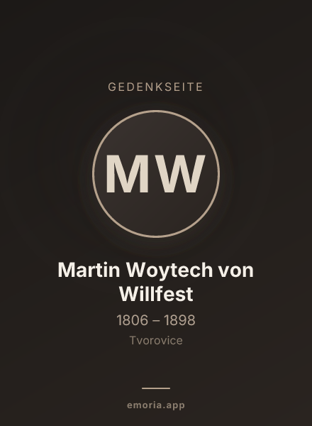 Gedenkportrait von Martin Woytech von Willfest