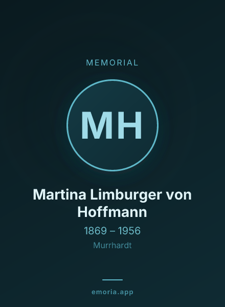Memorial portrait of Martina Limburger von Hoffmann