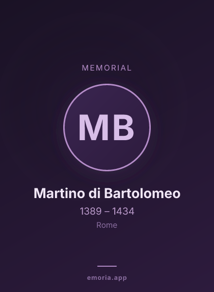 Memorial portrait of Martino di Bartolomeo