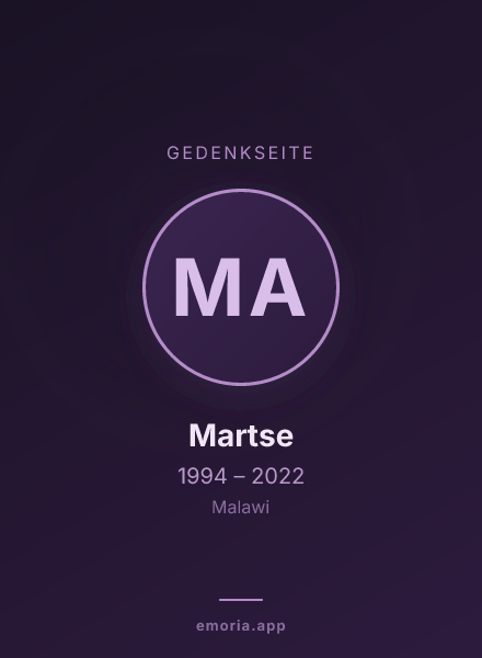 Gedenkportrait von Martse