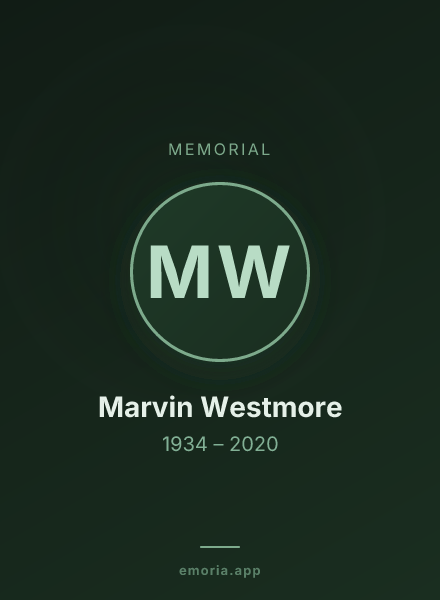 Memorial portrait of Marvin Westmore