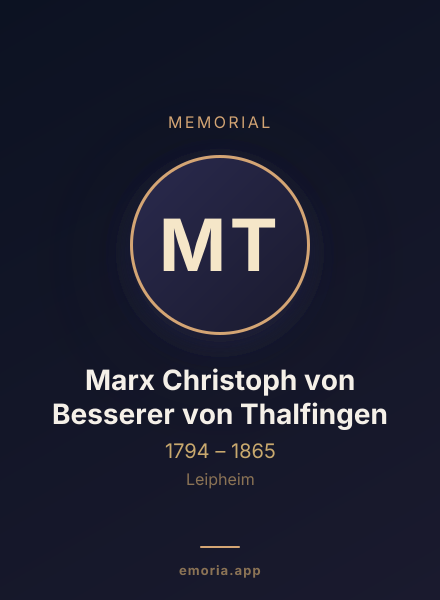 Memorial portrait of Marx Christoph von Besserer von Thalfingen