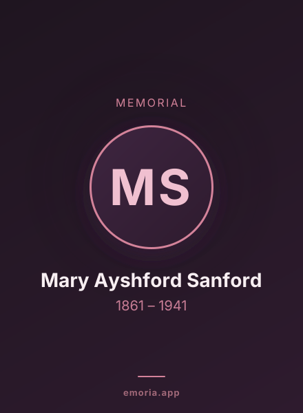 Memorial portrait of Mary Ayshford Sanford