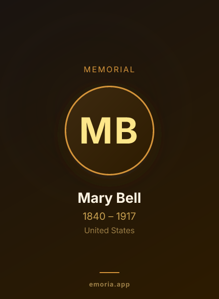 Memorial portrait of Mary Bell