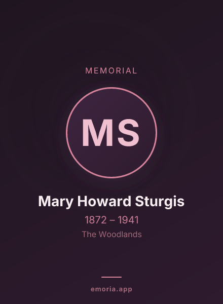 Memorial portrait of Mary Howard Sturgis