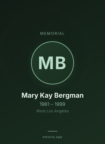 Memorial portrait of Mary Kay Bergman