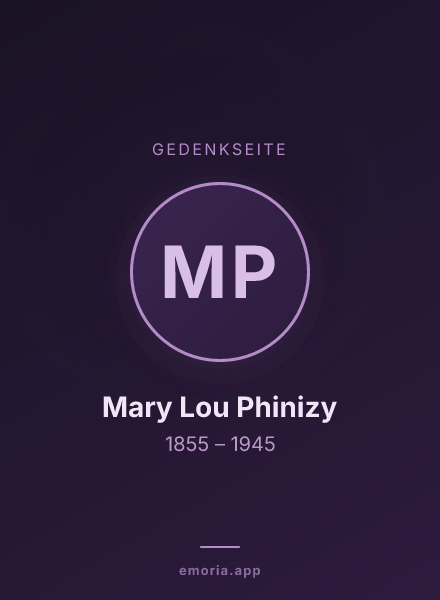 Gedenkportrait von Mary Lou Phinizy